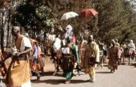 Cameroun - Ngaoundéré, Le Lamido et son cortège